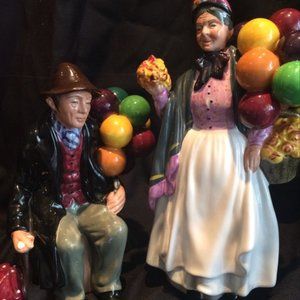 Royal Doulton, Balloon man and Biddy Penny Farthing